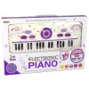 Detský elektrický keyboard fialový