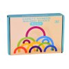 pol pl Drewniana ukladanka edukacyjna Montessori kolorowa tecza zadania ZA5328 21357 1