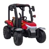 Dětský elektrický traktor BLAST s přívěsem 2x200W červený12