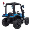 Dětský elektrický traktor BLAST s přívěsem 2x200W modrý11