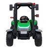 Dětský elektrický traktor BLAST s přívěsem zelený03