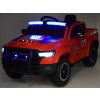 Elektrické autíčko RAM Pickup 4x4 hasičské červené12