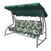 Zahradní houpačka XXL s motivem listí01