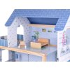 pol pl Drewniany blekitny domek dla lalek mebelki 3 pietra teras ZA5273 21264 5