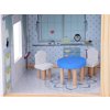 pol pl Drewniany blekitny domek dla lalek mebelki 3 pietra teras ZA5273 21264 8