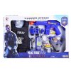 Policejní set vesta + příslušenství modrý1