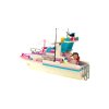 Stavebnice jachta loď 300 ks růžová4