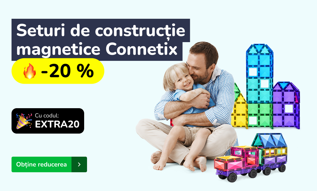 Seturi de construcție magnetice cu 20% reducere