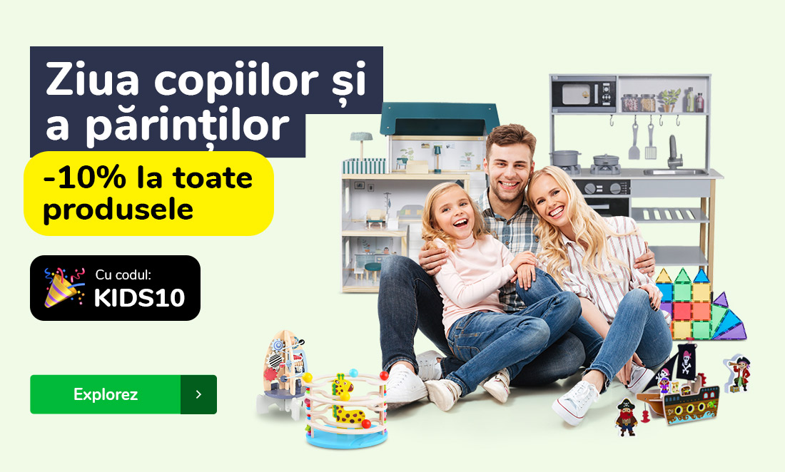 Ziua copiilor și a părinților -10% la toate produsele