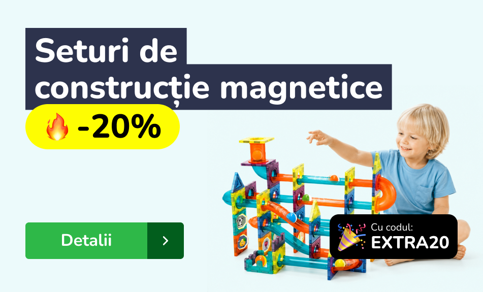 Seturi de construcție magnetice cu 20% reducere
