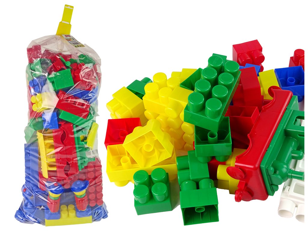 Blocuri de construcție colorate K3 extra mari 200 de piese