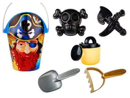 pol pl Zestaw Do Piasku Piracki Wiaderko Konewka Sitko Zestaw 6 ele 18550 1