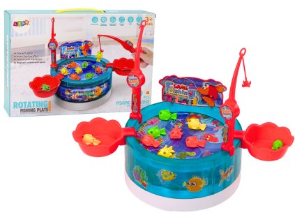 Joc de îndemânare magnetică Pescuitul pentru peștișori cu lumini și sunete