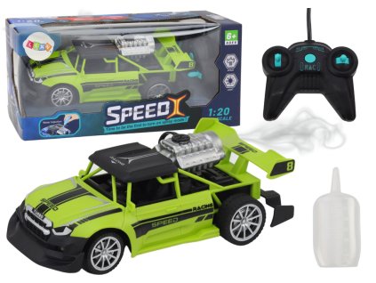 Telecomanda masina RC 1:20 cu efect de fum si lumini verzi