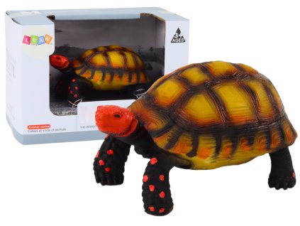 Figurină de colecție broasca țestoasă reptilă maro negru C