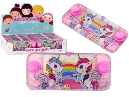 Consola de îndemânare pentru jocuri de apă, controler de consolă mini unicorni roz