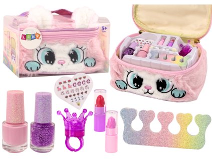 pol pl Zestaw Pieknosci Pluszowa Kosmetyczka Kotek Lakiery Pomadki 18226 1