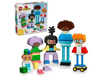 Kit de construcție LEGO DUPLO Construirea de oameni cu emoții 10423