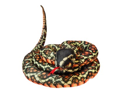 Șarpe de pluș 110 cm maro