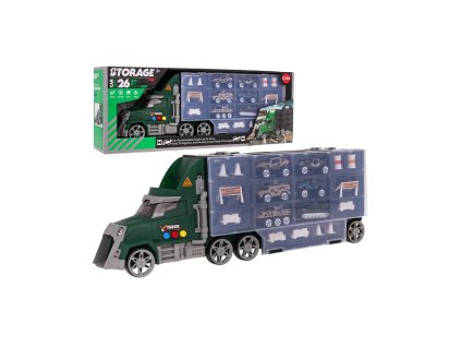 Nákladní auto s odpalovacím zařízením a s autíčky1