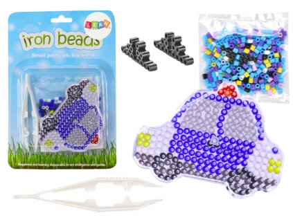 Set cu margele pentru calcat masina de politie