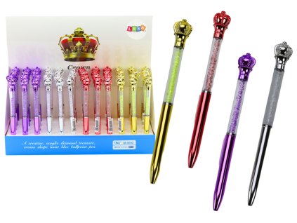 Pix cu cerneală coroană albastră 0,7 mm mix