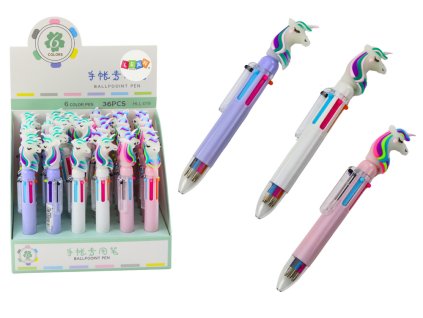 Pix multicolor unicorn amestec 6 culori