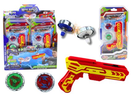 Pistol cu ​​discuri metalice roșii