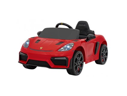 Elektrické autíčko Porsche Spyder RS 718 lakované červené01