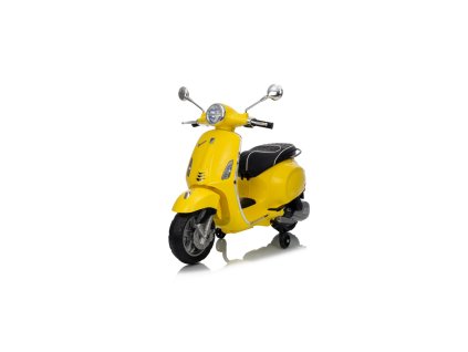 pojazd skuter vespa roma zolty