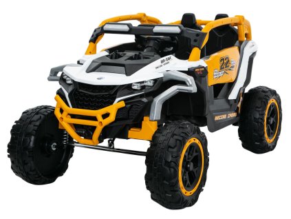 pol pl Pojazd na akumulator M3 Zolto Bialy 4x4 27007 5