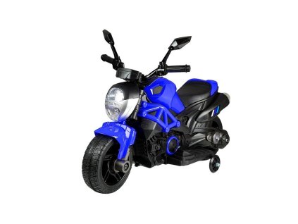 Dětská elektrická motorka GTM188 modrá1