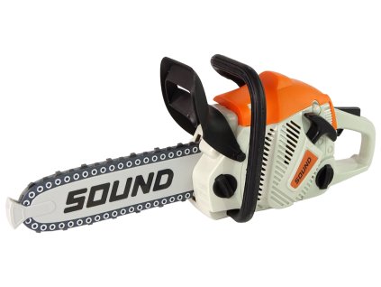 Ferăstrău cu lanț pentru copii cu ochelari de protecție