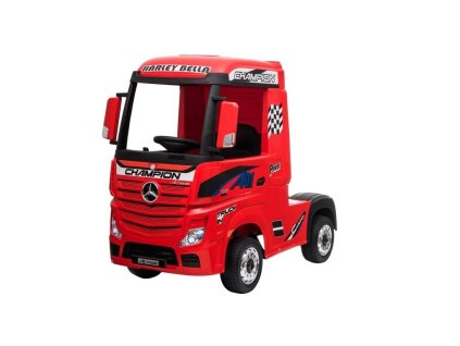 Dětské elektrické auto Mercedes Actros červené01