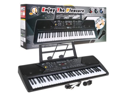 dětsský velký keyboard černý (4)