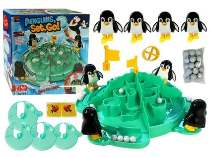 Hra Ledovec Tučňáků Dobývání sněhovými koulemi1