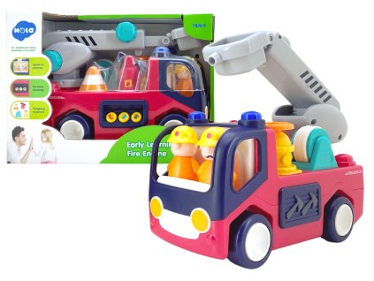 Camion de pompieri interactiv cu efecte