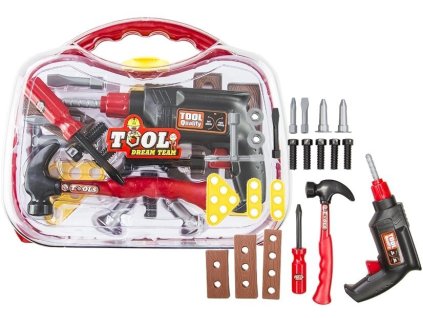 Set de scule într-o valiză pentru bricolagi mici 22 de piese