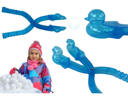 Mașină de zăpadă pentru a face bulgări de zăpadă Duck blue'