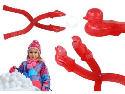 Mașină de zăpadă pentru a face bulgări de zăpadă Red Duck