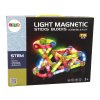 Svítící magnetická stavebnice 76 dílů4