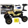 Telecomandă pentru jucărie de teren, Monster 1:18 negru și auriu