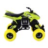 Mașină de jucărie de teren cu bară de împingere Quad XC verde