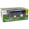 Tractor cu prindere pentru baloturi cu telecomandă albastră