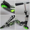 Trotineta mare pliabila H7 negru-verde R-Sport cu roti 145 mm pana la 100 kg