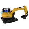 Excavator pe șenile mare pentru telecomandă galben