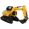 Excavator pe șenile mare pentru telecomandă galben