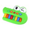 Pian muzical educativ Crocodil cu efecte verzi