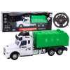 Telecomanda RC Camion de gunoi verde cu lumini și sunete