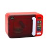 Cuptor cu microunde pentru copii rosu cu accesorii